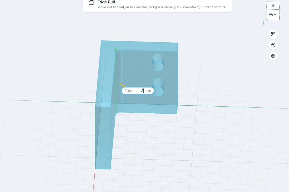 Round the inside bend: screenshot of formbar