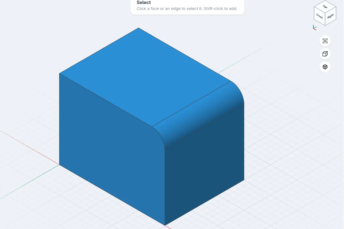 Done, and still editable: screenshot of formbar