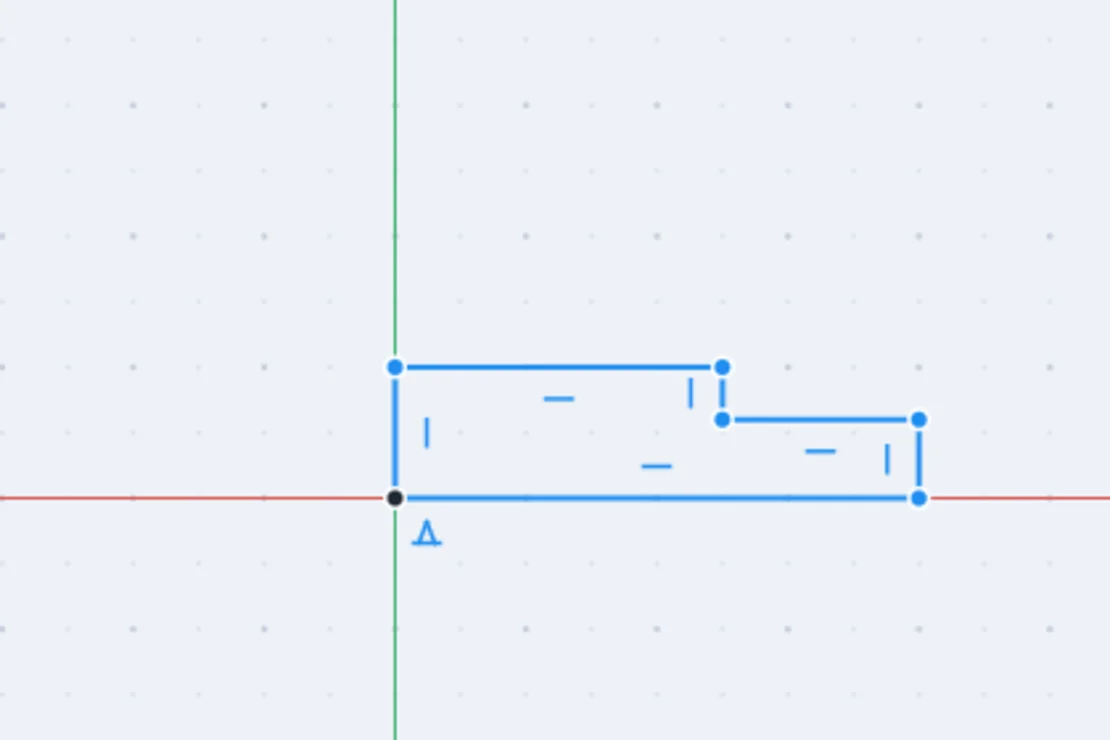Draw half the section: screenshot of formbar